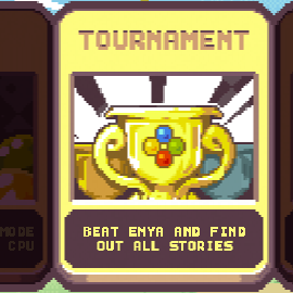 Raining Blobs character selection menu